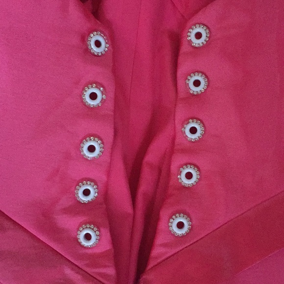 Night Moves coral corset taffeta prom pageant - Picture 7 of 7